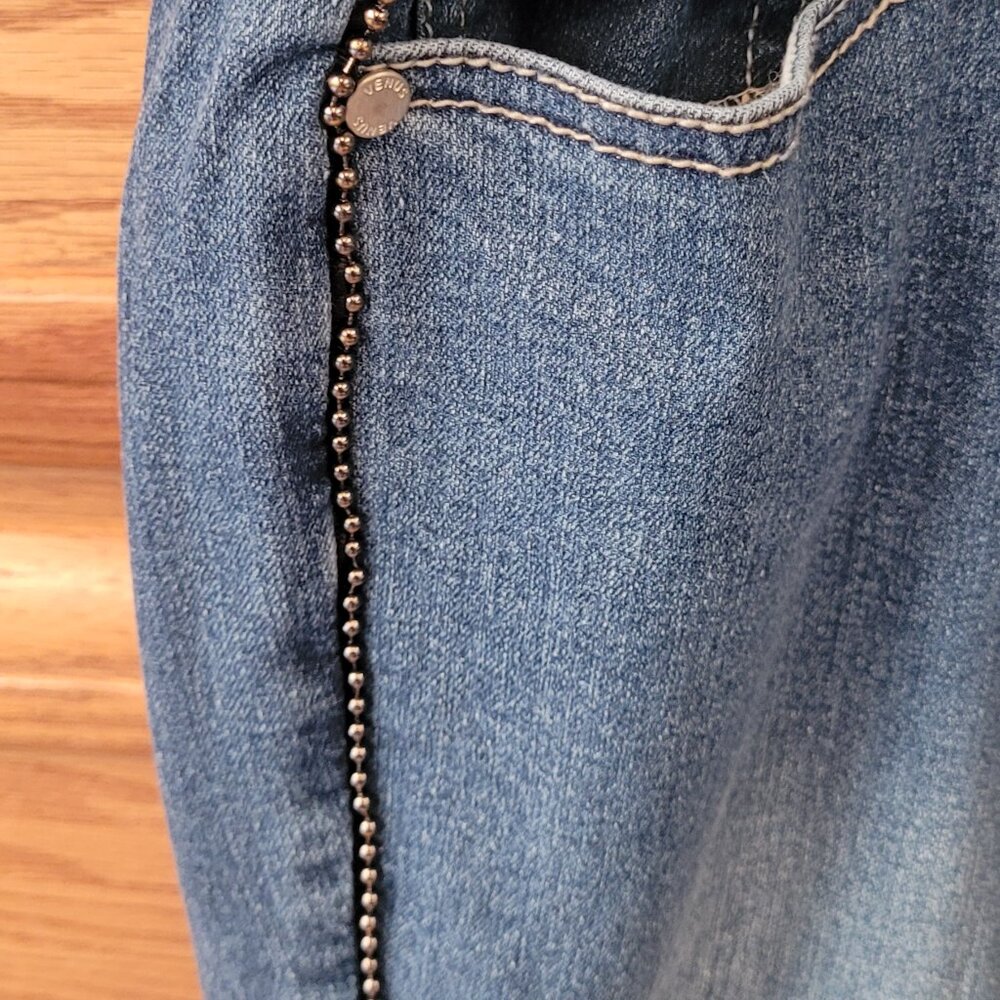 Venus 6 Extreme Flare Medium Wash Jean 9 inch rise NWT - Picture 5 of 11